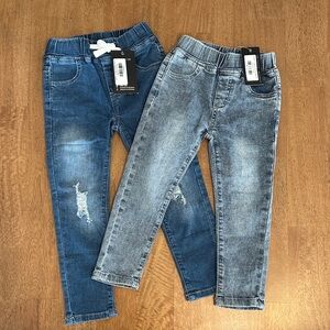 Stylish Kids Denim Jeans - Blue and Gray